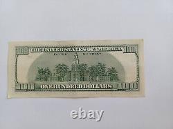 2006 100 $ Projet De Loi De 100 Dollars Note De La Réserve Fédérale, Numéro De Série Hg01773819c