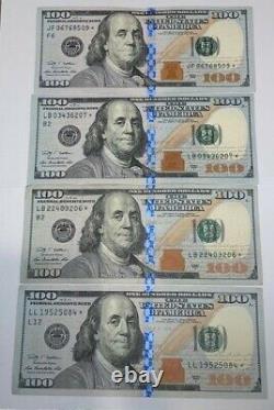 2009 2013 2017 Star Notes 100 $ Un Cent Dollars Bill Low Print Run