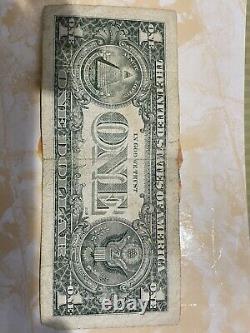 2009-un Dollar Bill-fancy Numéro De Série-c777177b