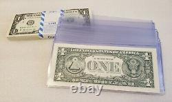 2013 B $ 1 Dollar Star Note New York Duplicated Serial Number, Gem Crisp Note