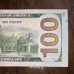 2013 Cent Dollars $ 100 Us Federal Reserve Bank San Francisco Note 93330168