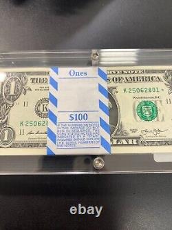 2013 Dallas 100 Billets d'un Dollar Star Notes 100 $1 Notes en Étoile Consécutifs -k11