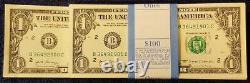 2017 B $1 New York Année De Naissance Notes 1901-2100 Cu Bep Packs 200 Un Dollar Bills
