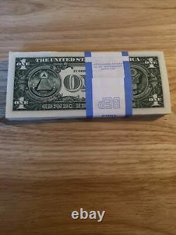 2017 G Chicago 1$ Bundle 100 Notes Non Circulées