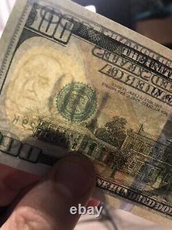 2 2017 Authentique Américain Non Circulé 100 Cent Billets De Dollars Argent 2017 A