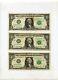 3 Factures Avec Des Duplicatas De Billets De 2013 B Star Note Dollar