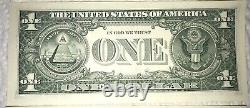 4 Séquentielle 1 $ Un Dollar Bill Star Note & Anniversary Note Notes Non-circulaires