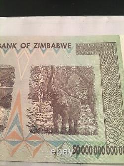 50 Trillion De Zimbabwéen Note 1 Unc 50 Trillion De Dollars Bill Zim (2008, Aa)