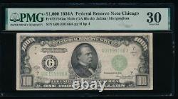 AC 1934A 1000 $ Chicago BILLET DE MILLE DOLLARS PMG 30 comment