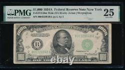 AC 1934A 1000 $ New York BILLET DE MILLE DOLLARS PMG 25 - Commentaire