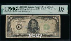 AC 1934 1000 $ Chicago BILLET DE MILLE DOLLARS PMG 15