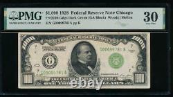 Ac 1928 1000 $ Chicago One MILL Dollar Bill Pmg 30 Commentaire