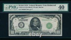 Ac 1928 1000 $ Richmond One MILL Dollar Bill Pmg 40