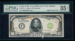Ac 1934 1000 $ Atlanta Lgs One MILL Dollar Bill Pmg 35 Net