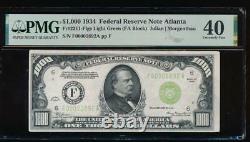 Ac 1934 1000 $ Atlanta Lgs One MILL Dollar Bill Pmg 40 Commentaire