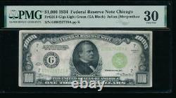 Ac 1934 1000 $ Chicago Lgs One MILL Dollar Bill Pmg 30 Joint Vert Clair