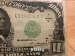 Ac 1934 1000 $ Chicago Un Millier De Dollar Pmg 25