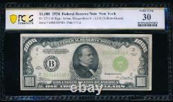 Ac 1934 1000 $ New York Lgs One Milland Dollar Bill Pcgs 30