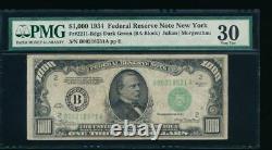 Ac 1934 1000 $ New York One MILL Dollar Bill Pmg 30 Commentaire