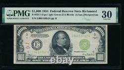Ac 1934 1000 $ Richmond Lgs One MILL Dollar Bill Pmg 30 Commentaire