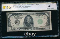 Ac 1934a $1000 Chicago One Thousand Dollar Bill Pcgs 40