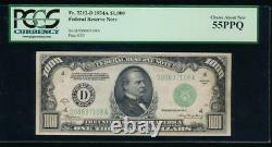 Ac 1934a 1000 $ Cleveland Un Milland Dollar Bill Pcgs 55 Ppq