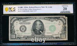 Ac 1934a 1000 $ Saint Louis One MILL Dollar Bill Pcgs 20 Commentaire