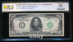 Ac 1934a 1000 $ San Francisco One Milland Dollar Bill Pcgs 55