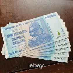 Banknote Zimbabwe Cent Millions De Dollars. Unc. Pristine. Individuel. (x1)