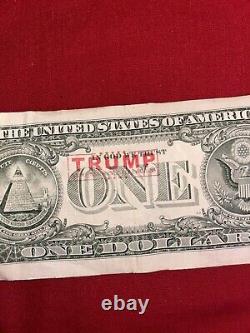 Billet d'un dollar Série 2013 Timbre monétaire de Donald Trump
