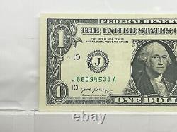 Billet d'un dollar à court terme et rare du district One J88094533A 2017A de Kansas City FW