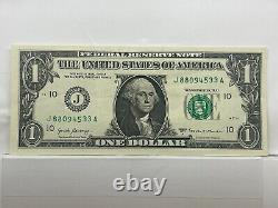 Billet d'un dollar à court terme et rare du district One J88094533A 2017A de Kansas City FW