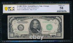 Billet de 1000 dollars AC 1934A de Chicago PCGS 58