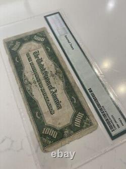 Billet de 1000 dollars, billet de réserve fédérale de mille dollars, PMG 15 $, billet de monnaie FRN