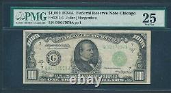 Billet de 1000 dollars de 1934A, note de monnaie en espèces PMG VF 25