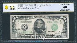 Billet de 1000 dollars de 1934A rare note de monnaie de Boston PCGS-B EF 40