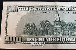Billet de 100 dollars américains de 1996, note vintage (Réserve fédérale de New York, impression à Washington)