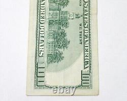 Billet de 100 dollars de 2001 - Numéro de série bas - Note fantaisie - 00 - Radar - Serre-livres Cent