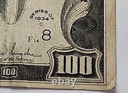 Billet de 100 dollars de la série 1934-A de Philadelphie en monnaie vintage
