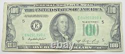Billet de 100 dollars de la série 1950-A, devises anciennes de New York