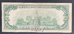 Billet de 100 dollars : vieux, vintage, série E de 1950, district L - Seulement 2,7 millions