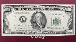 Billet de cent dollars de la Réserve fédérale de 1950 C, billet d'étoile #58963