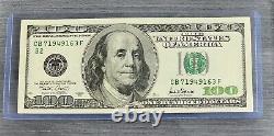 Billet de cent dollars de la Réserve fédérale de 2001, numéro de série CB719
