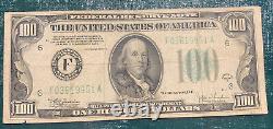 Billet de réserve fédérale de 100 dollars de 1934C à Atlanta. Numéro de série bas.