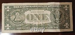 Billet de un dollar ($1) de 1969 c, étoile de Minneapolis, avec le numéro de série comportant l'année 1969