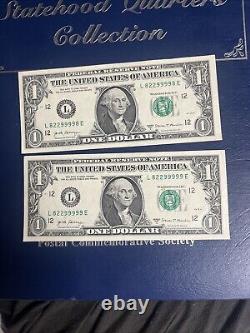 Billets de un dollar Trinary Sequential