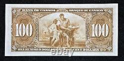 Canada 1937 100 $ Billet D'une Centaine De Dollars, Gordon/towers, Préfixe B/j, Près De L'ua