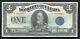 Dc-25c 1923 1 $ Un Dominion Dollaire Du Canada Banque Notice Blue Seal Very Fine+