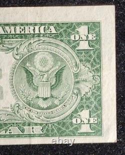 Erreur Certificat D'argent Bleu Un Dollar Facture 1935 E. Fr 1614. Notre T2910