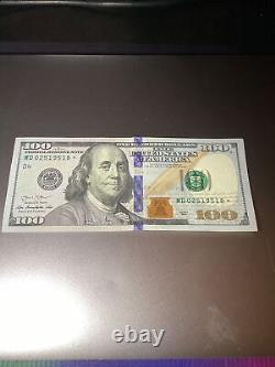Extrêmement Rare 2013 Cent Dollars 100 $ Étoile Note Projet De Loi De Réserve Fédéral